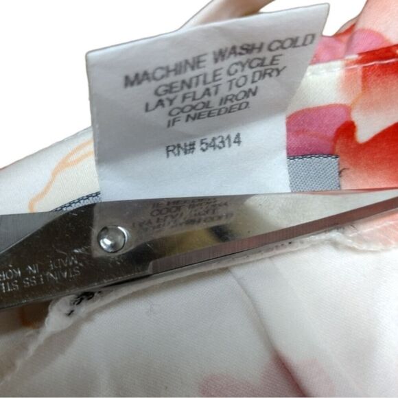 Women's Floral Rose Baby Pink Rose Ribbon Summer Baby Doll Dress Size 3/4! - Picture 3 of 12